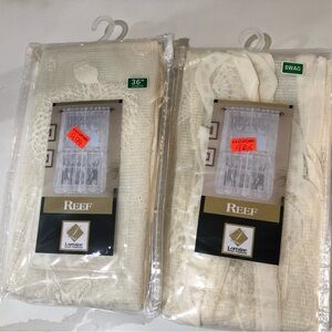 Lorraine Reef Cream Lace Curtains